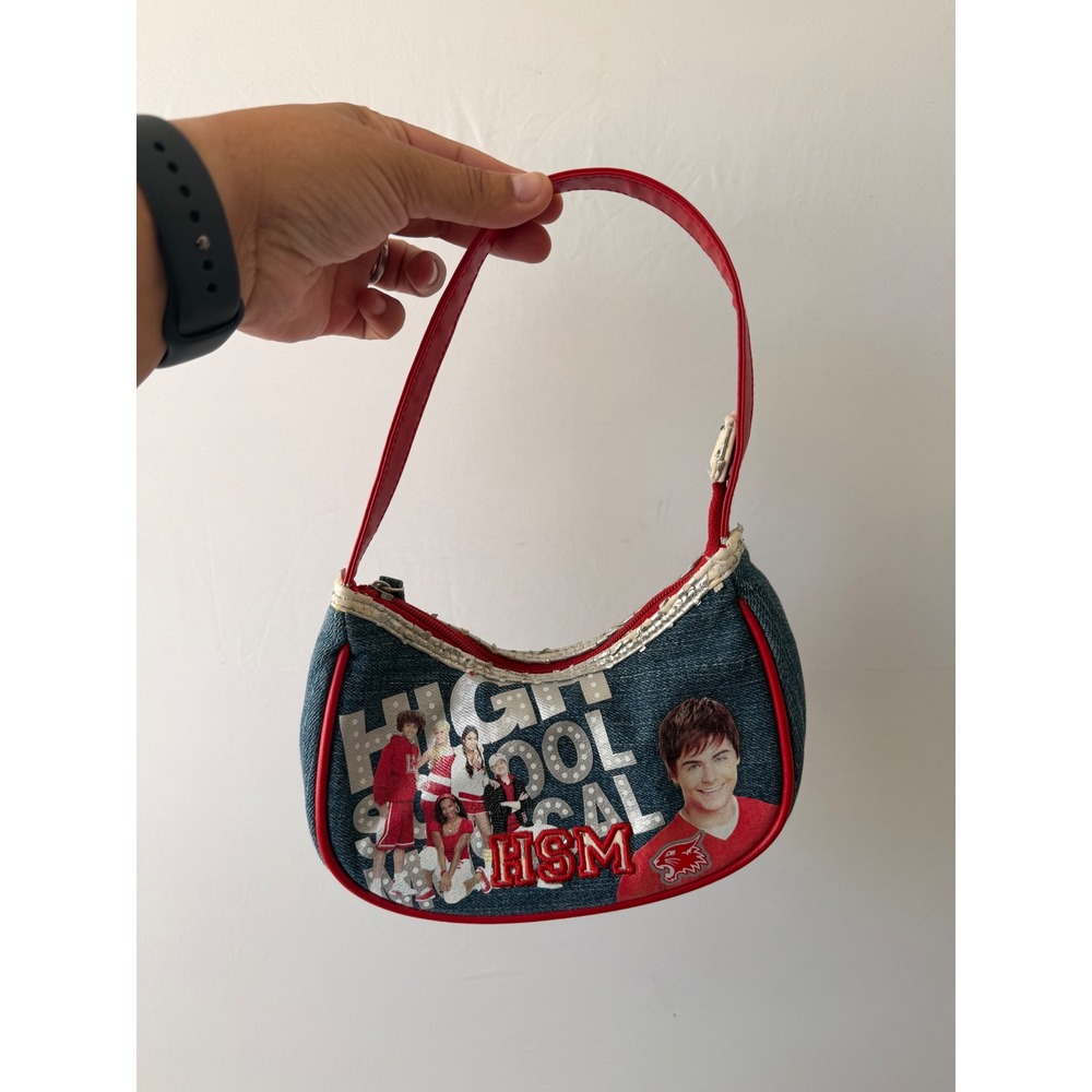 Disney Bag High School Musical Y2K Graphic Denim Blue Red